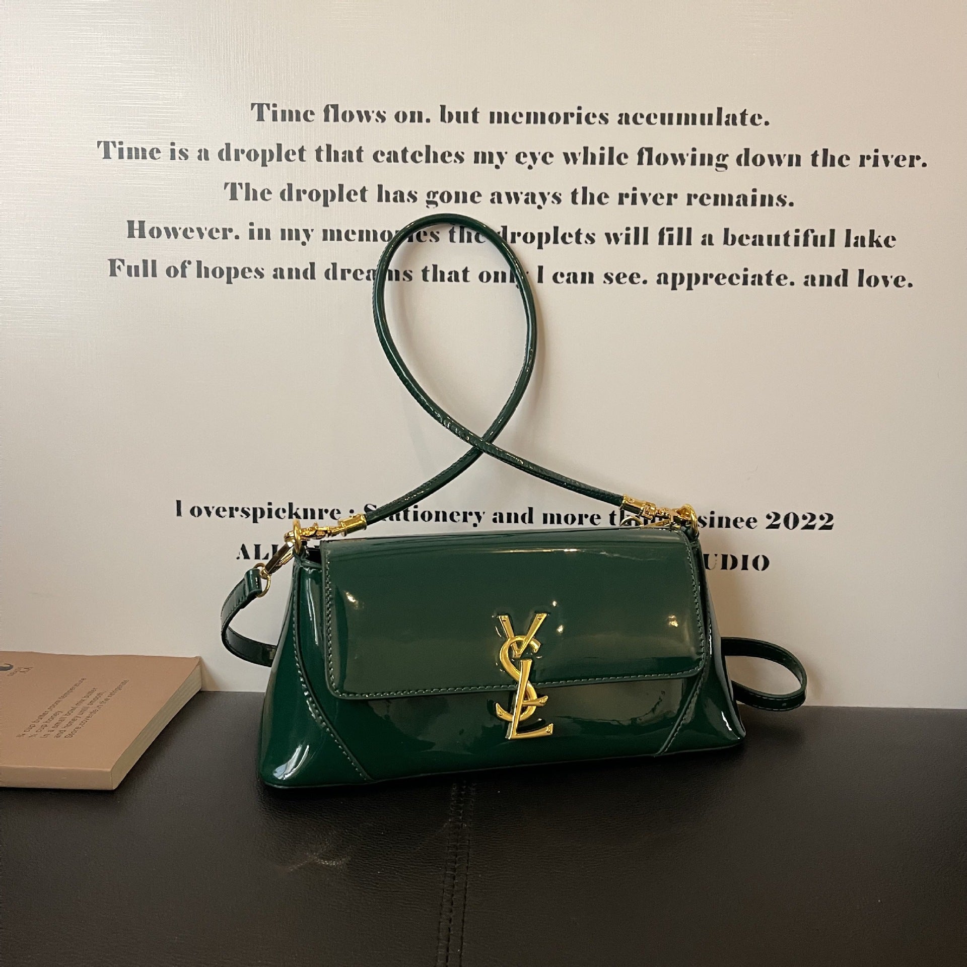 Niche Poplar Forest Baguette Shoulder Bag Luxury Fashion