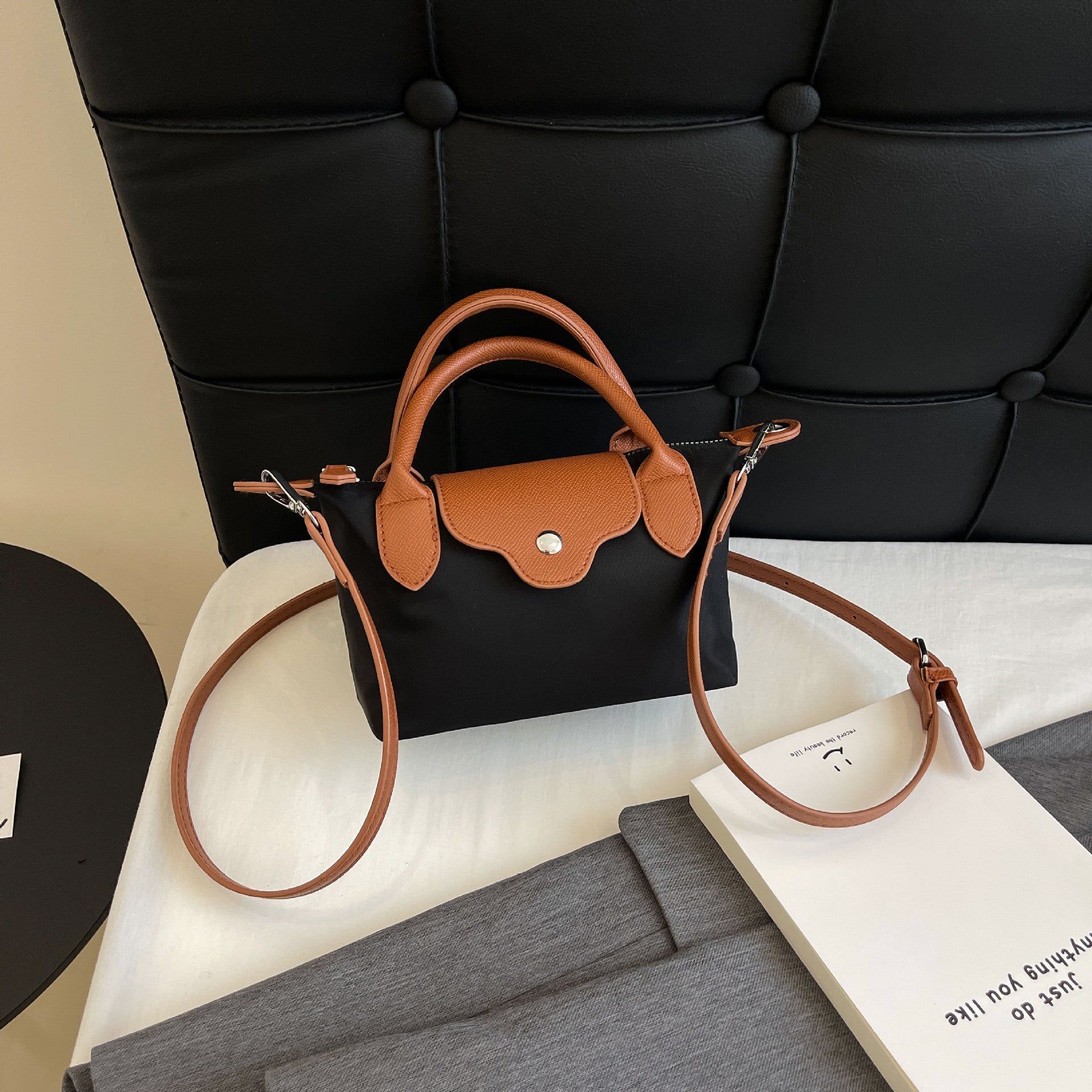 Nylon Dragon Dumpling Tote Crossbody Shoulder Bag Women