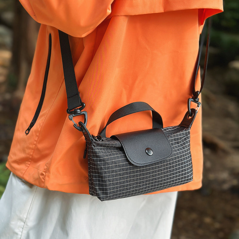 Fashion Dragon Striped Dumpling Mini Messenger Shoulder Bag