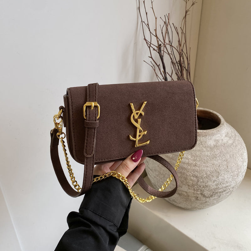 Frosted Poplar Forest Chain Shoulder Crossbody Bag Luxury