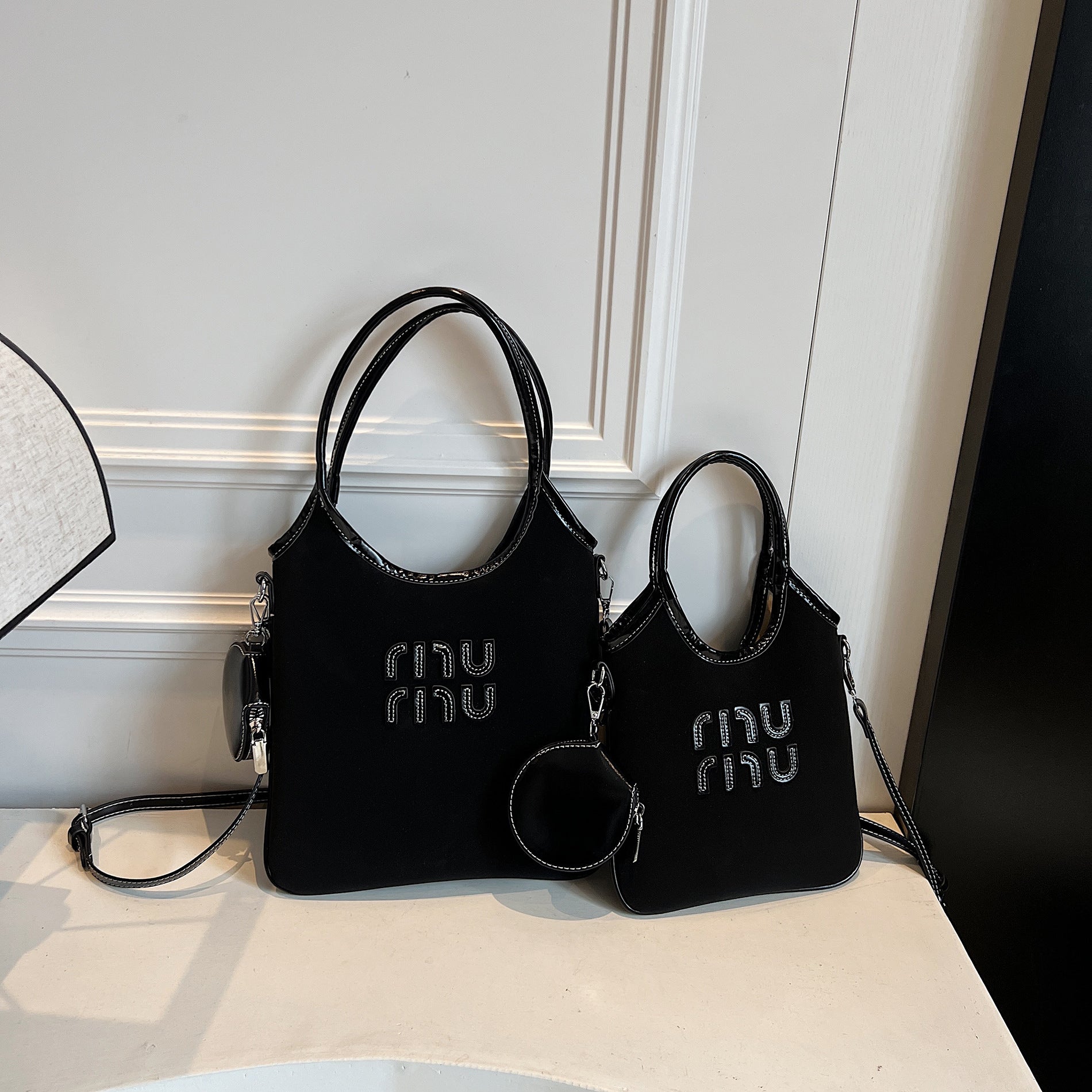 Miu Versatile Mother & Child Shoulder Bag Large Capacity