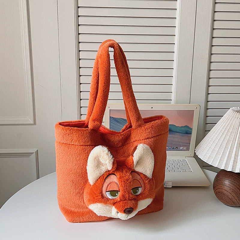 Cute Animal City Tote Bag Judy Nick Shoulder Bag
