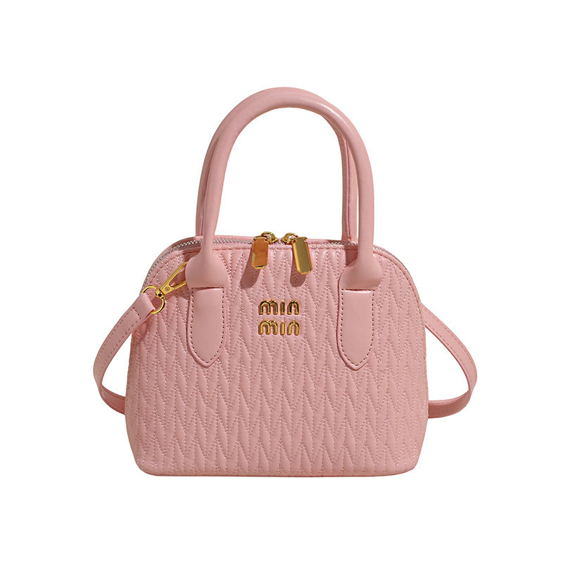 Light Luxury Rhombus Women's Shoulder Messenger Shell Bag