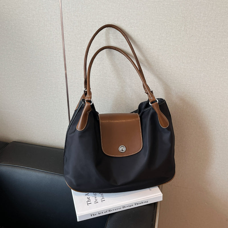 Splicing Dragon Large Capacity Shoulder Hobo Tote Bag