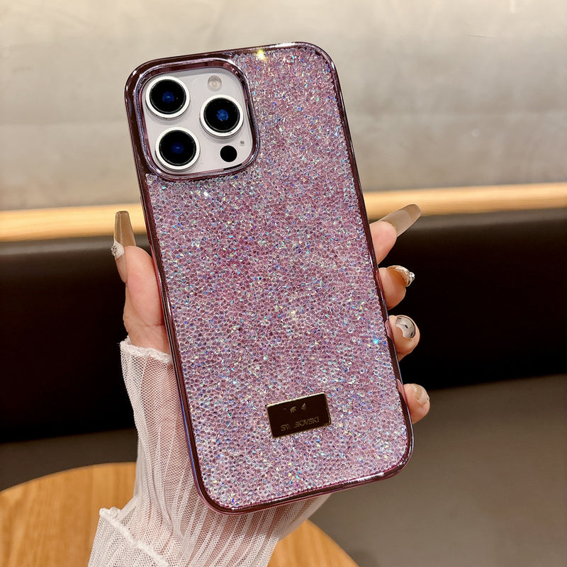 Electroplated Rhinestone Diamond Case for iPhone 17 Pro Max