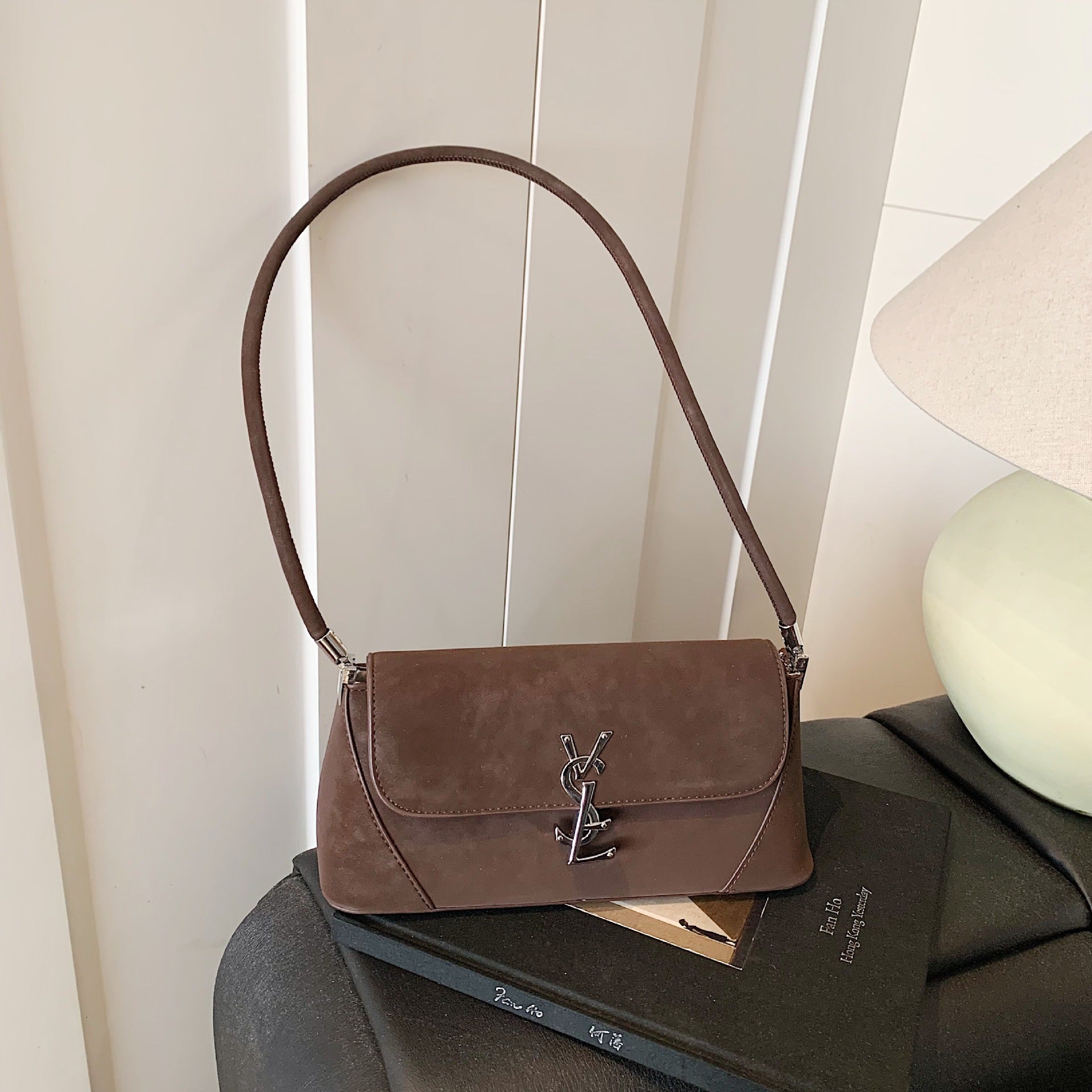 Luxury Poplar Forest Baguette Shoulder Chain Bag