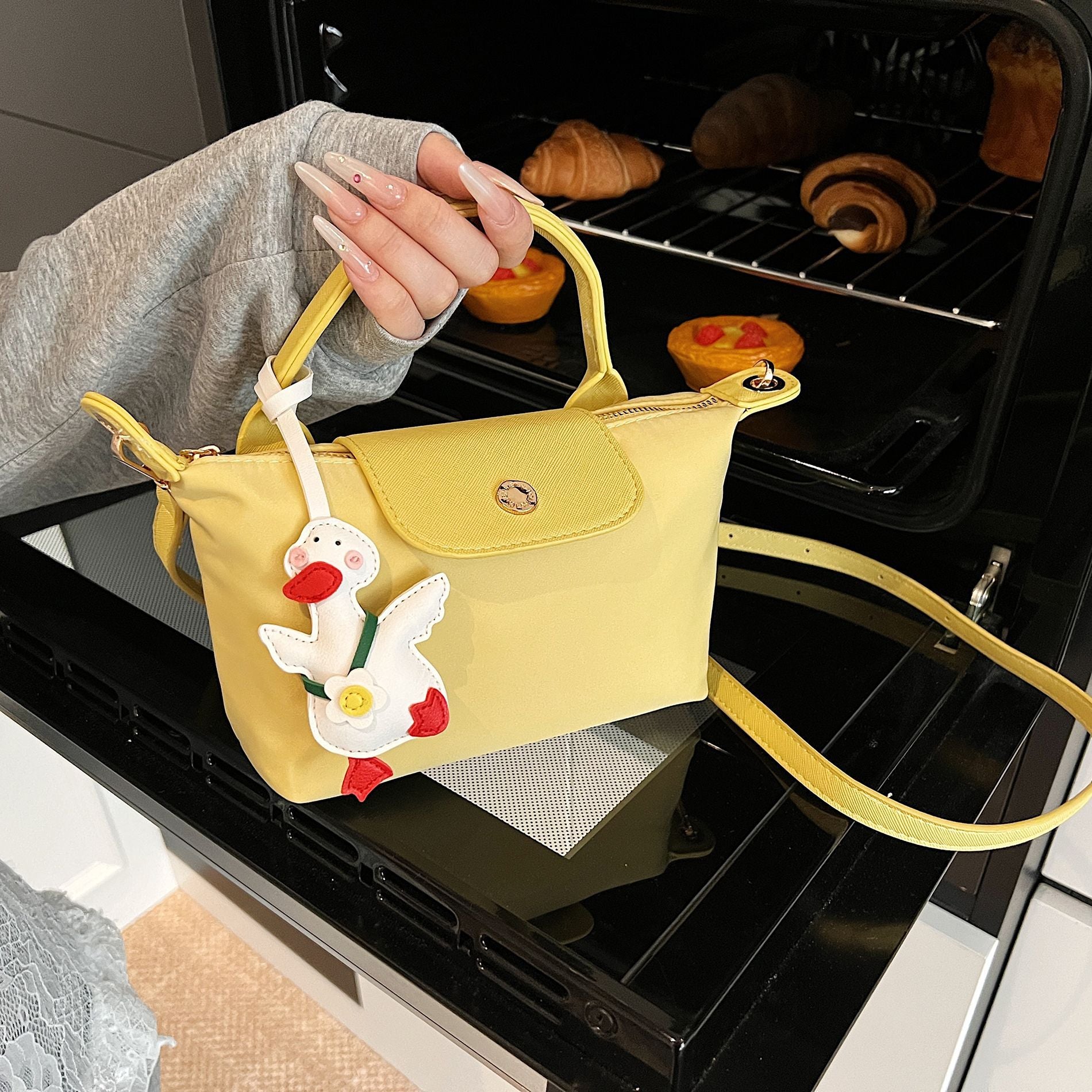 Dopamine Luxury Nylon Dumpling Shoulder Crossbody Bag