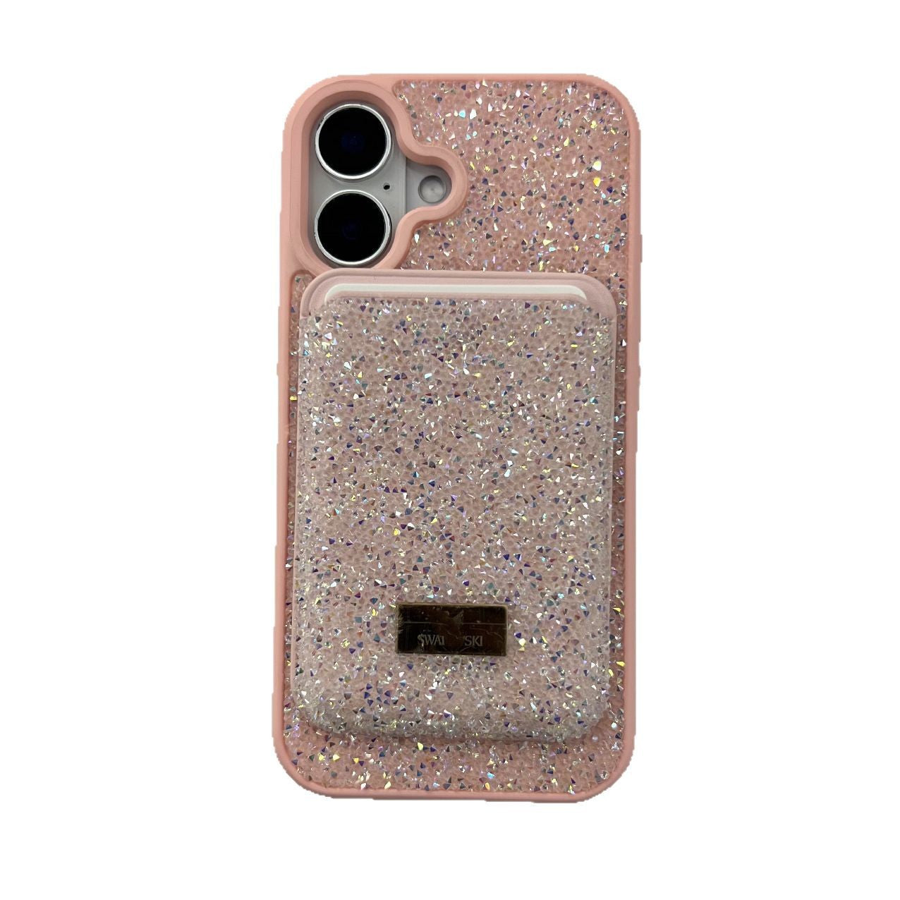 Light Luxury Rhinestone Magnetic Card iPhone 17 Pro Max Case