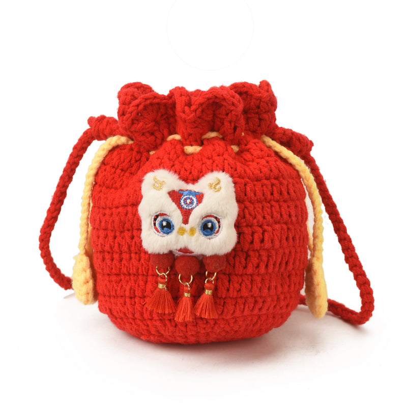 Cute Tiger Wool Crochet Lucky Bag Accessories