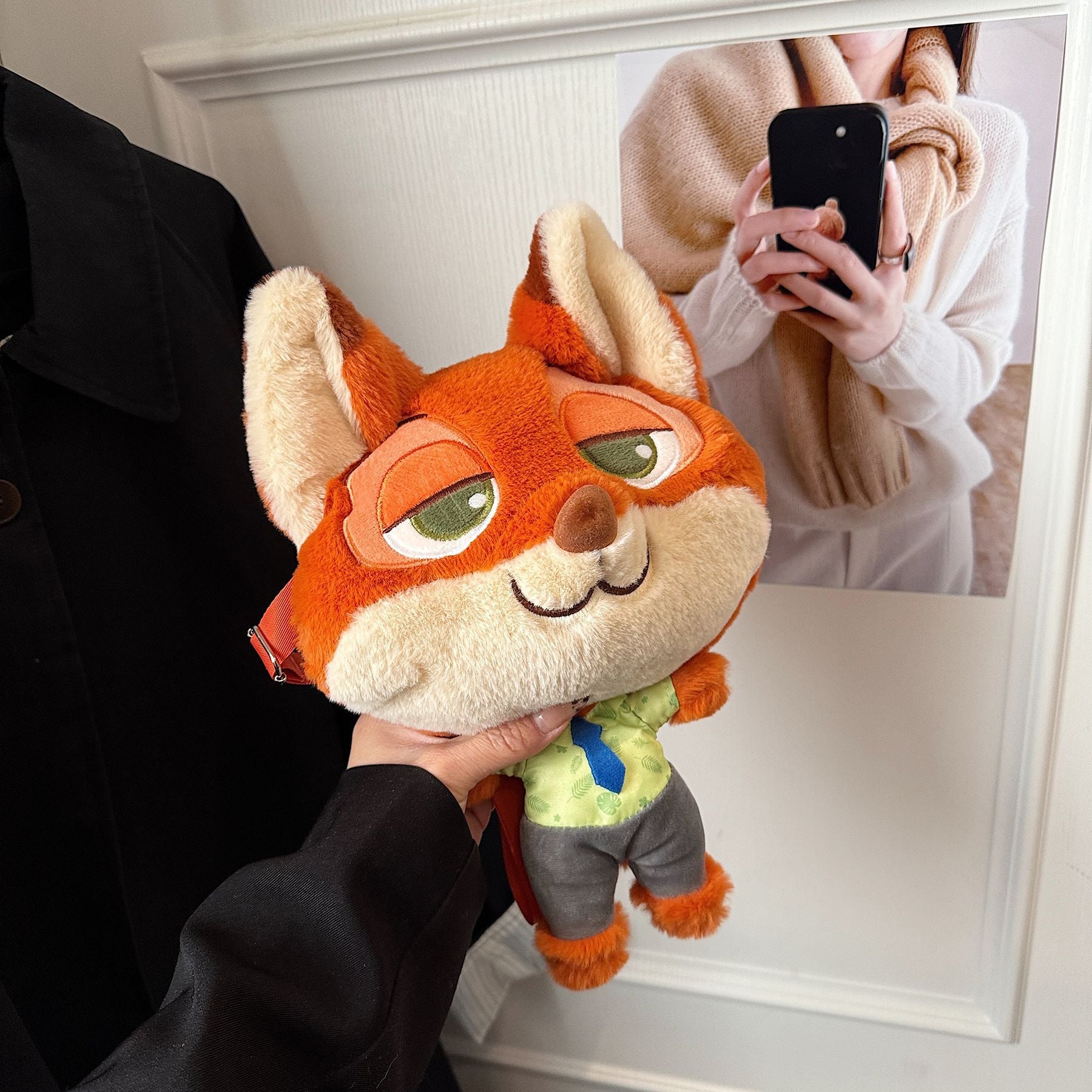 Cute Fox Messenger Bag for Kids - Cartoon Animal City Style