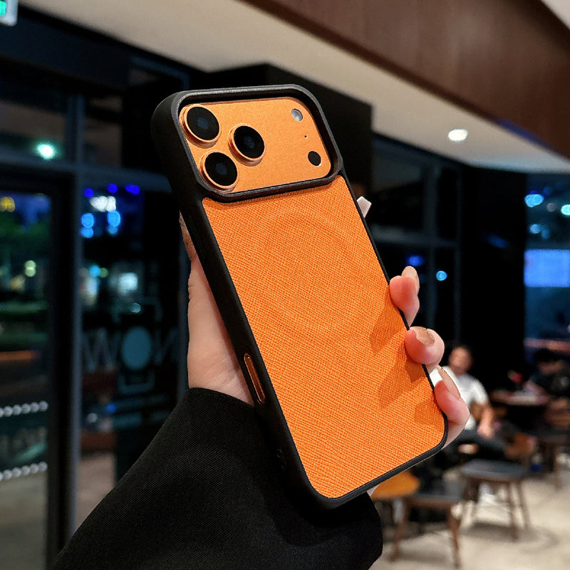 iPhone 17 Pro Max Strong Magnetic Cross Pattern Phone Case