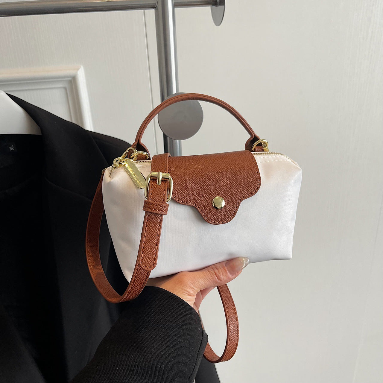 Nylon Women's Crossbody Shoulder Dumpling Bag