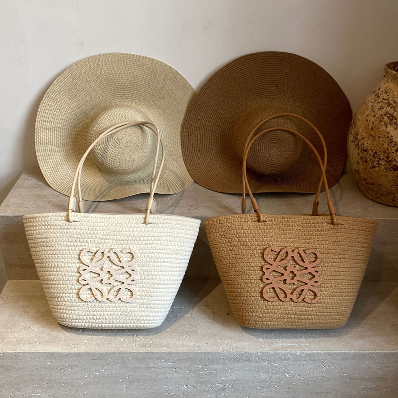 Large Capacity Woven Handbag for Women