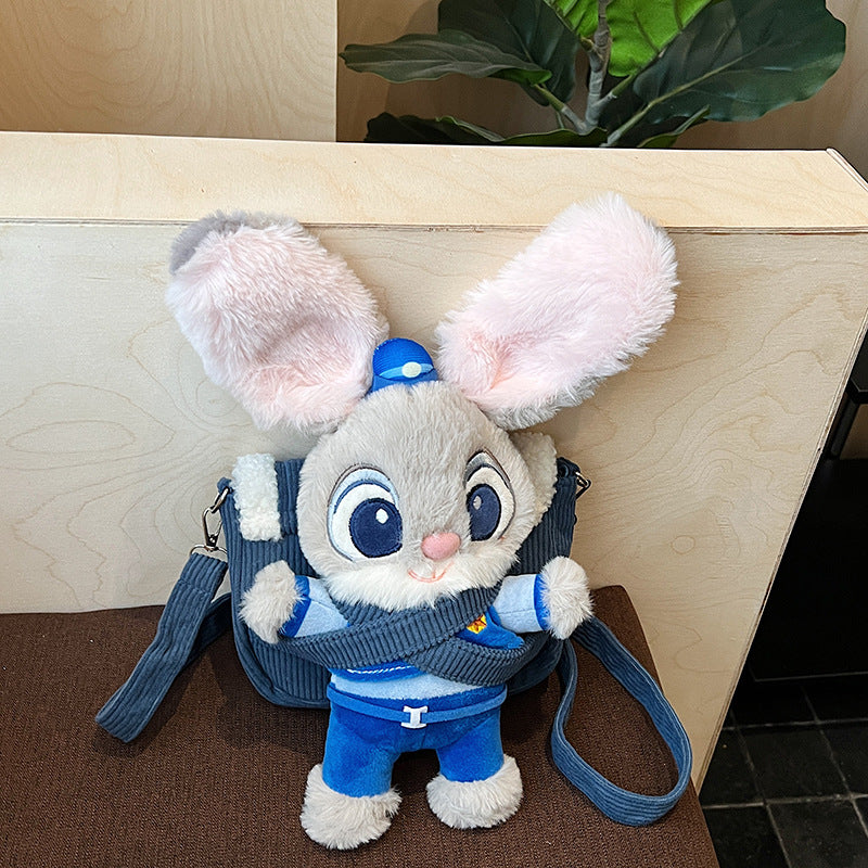 Crazy Animal City Judy Nick Plush Shoulder Bag