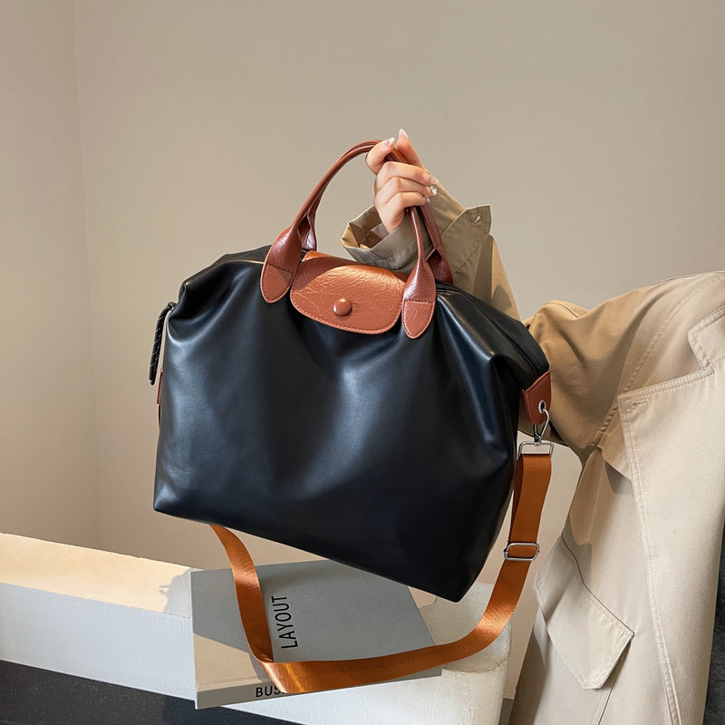 Retro Dragon PU Leather Messenger Tote Shoulder Bag