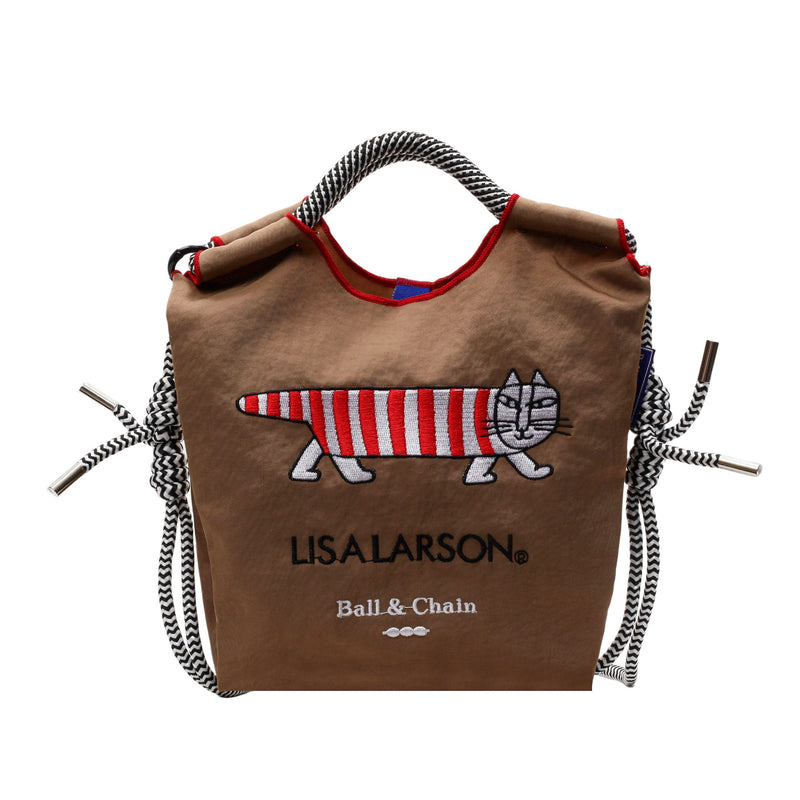 Cartoon Embroidery Ball Chain Shoulder Bag Women's Lightweight Nylon
