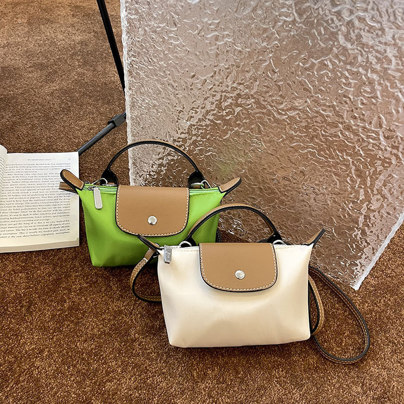 Light Luxury Dragon Mini Dumpling Crossbody Nylon Bag