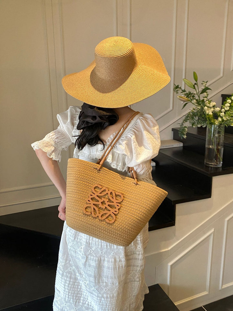 Large Capacity Woven Handbag for Women