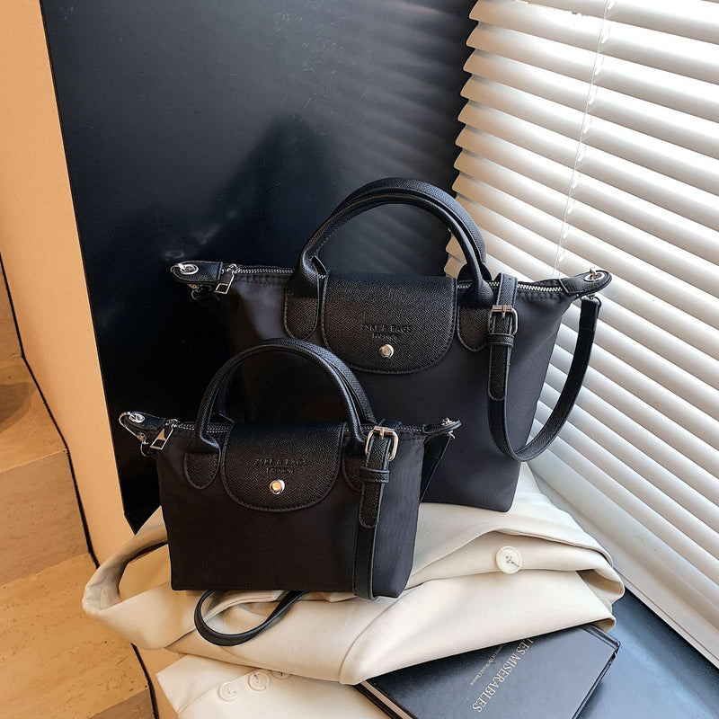 Luxury Nylon Dumpling Bag Women Shoulder Messenger Handbag