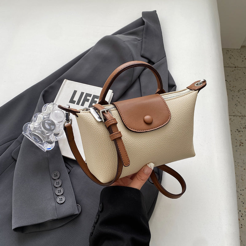 Premium Retro Texture Dumpling Shoulder Messenger Bag