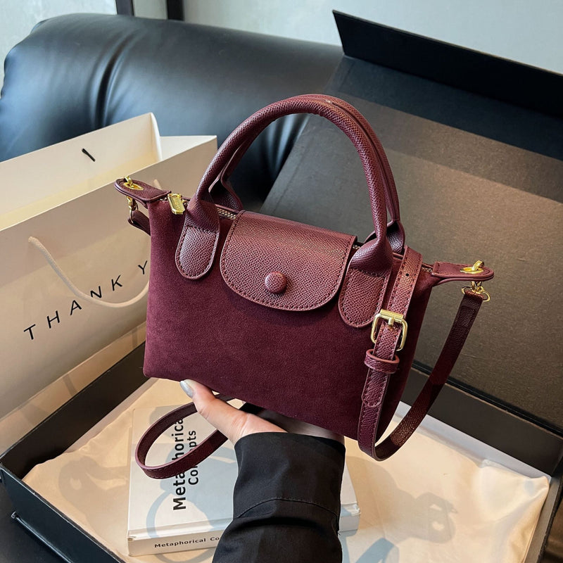 Retro Matte Dragon Splicing Women's Shoulder Messenger Bag