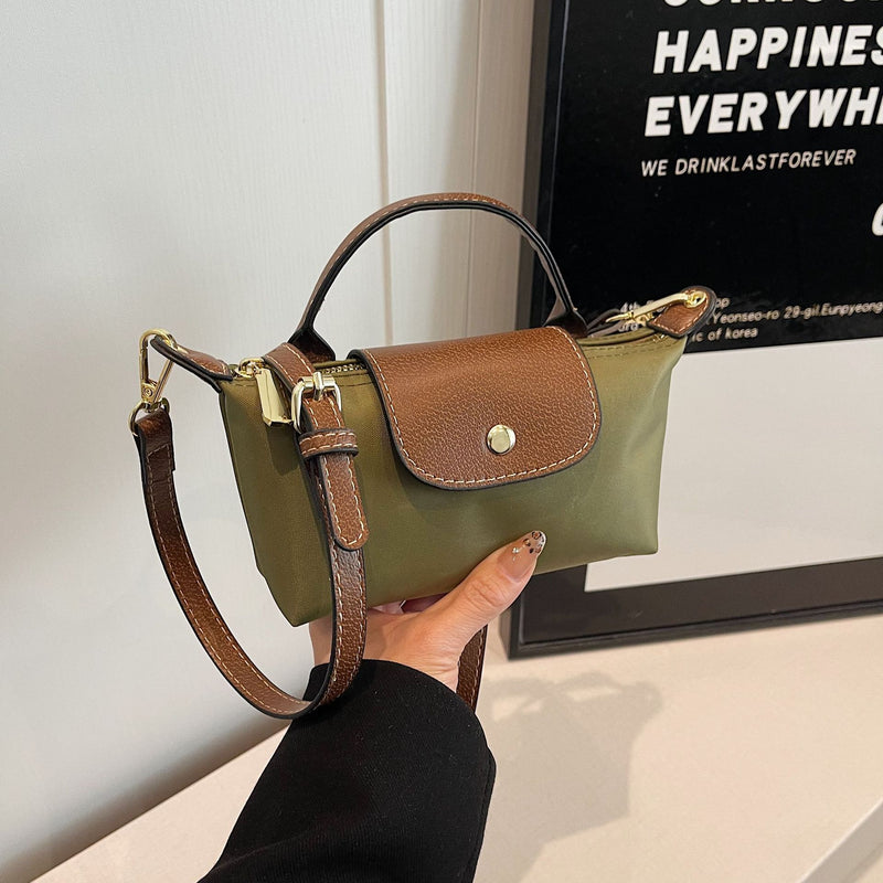 Oxford Bronze Mini Crossbody Shoulder Bag Casual Handbag