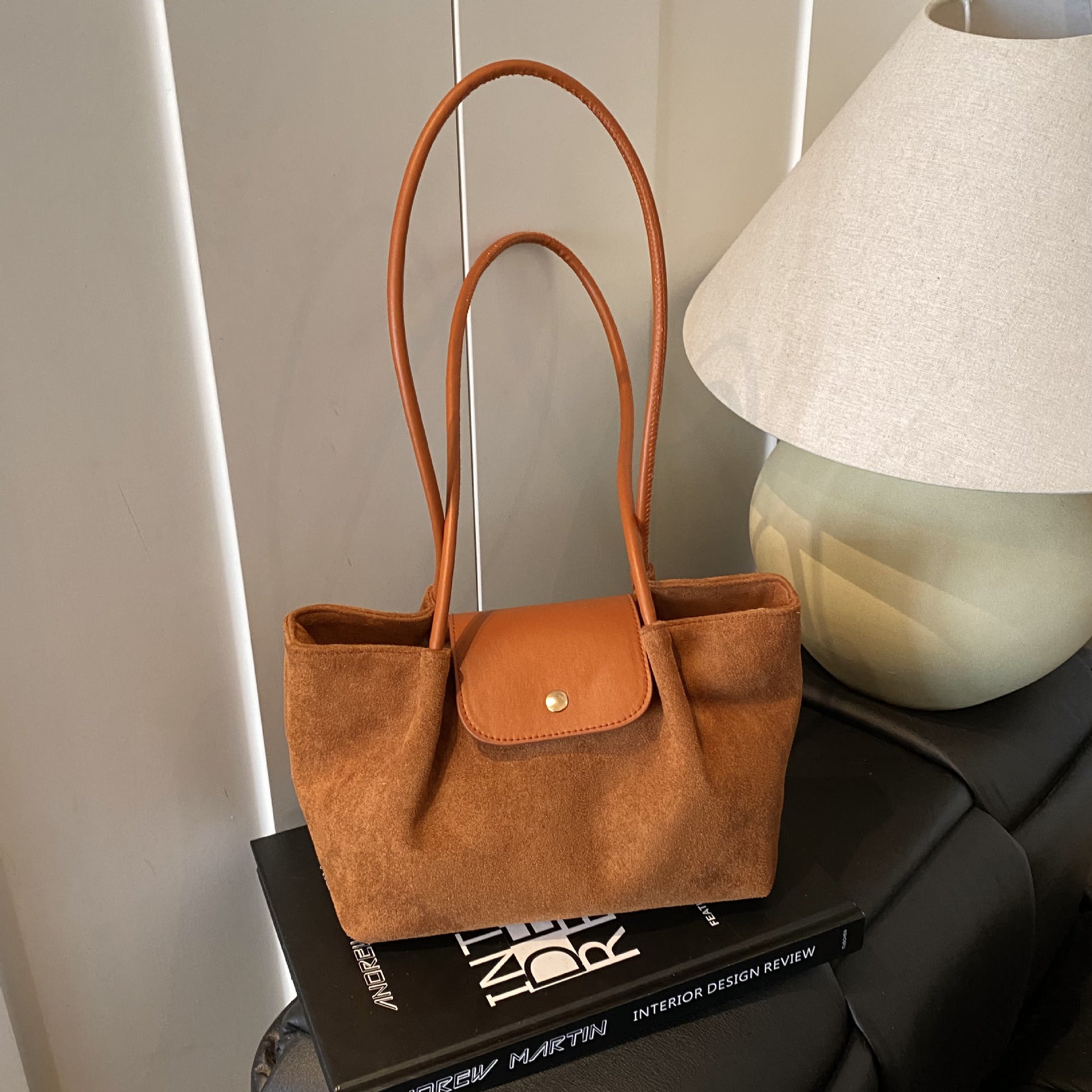 Simple Dragon Tote Bag Long Shoulder Strap Anniversary Bag