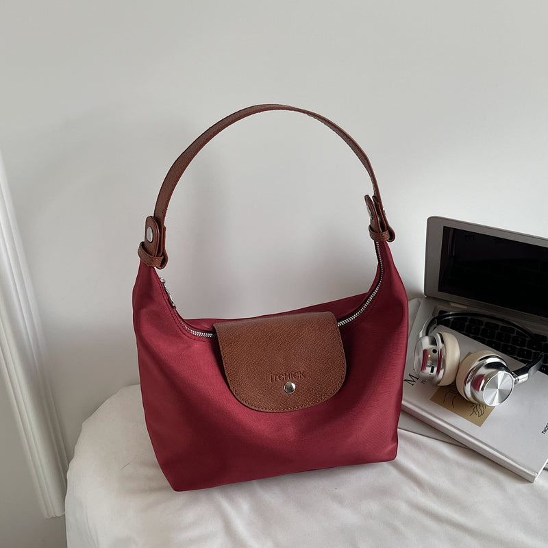 Waterproof Nylon Dumpling Crossbody Shoulder Commuter Bag