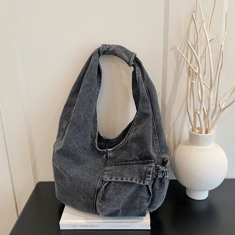 Retro Shoulder Bag - High-End Texture Simple Lazy Wind Commuter Bag