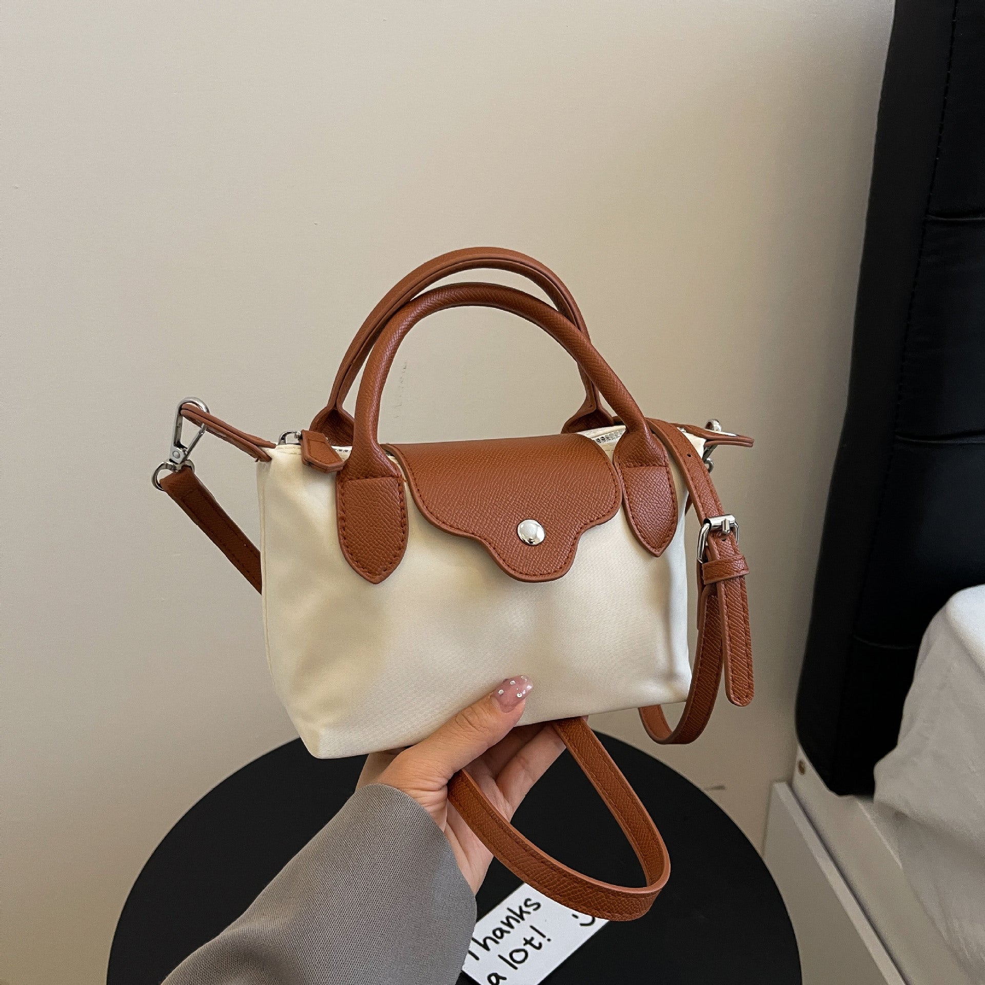 Nylon Dragon Dumpling Tote Crossbody Shoulder Bag Women
