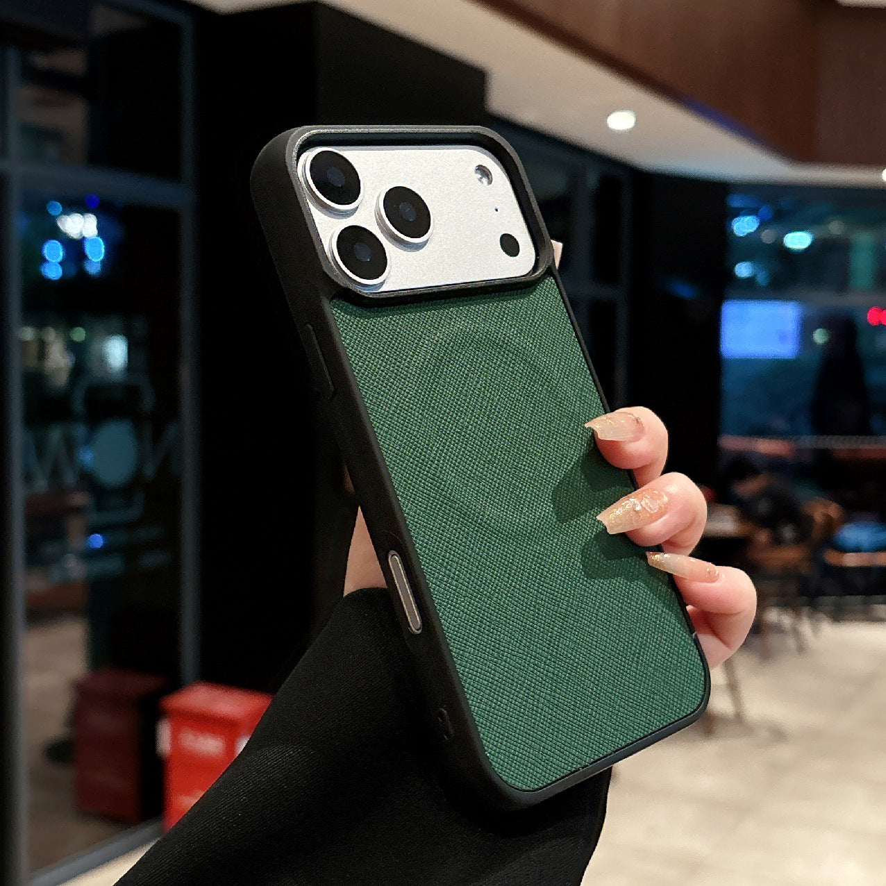 iPhone 17 Pro Max Strong Magnetic Cross Pattern Phone Case