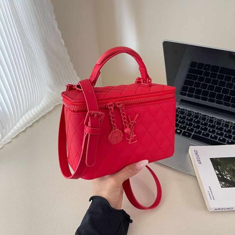 Light Luxury Poplar Forest Chain Messenger Box Bag