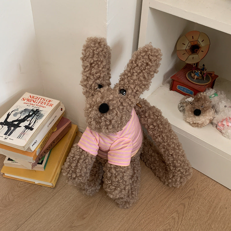 Cute Puppy Doll Plush Shoulder Bag Cartoon Sweet Style
