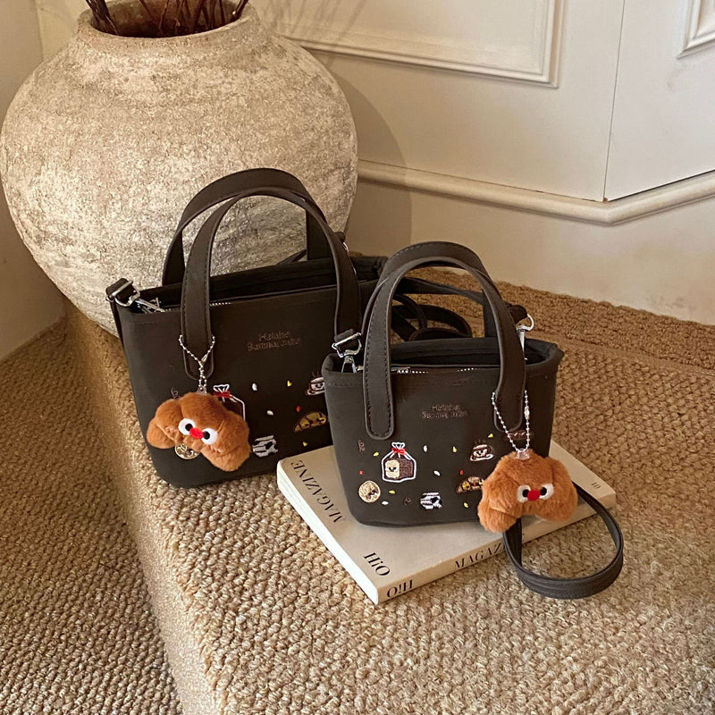 Cute Cartoon Handbag Versatile Shoulder Bag Fashion Casual