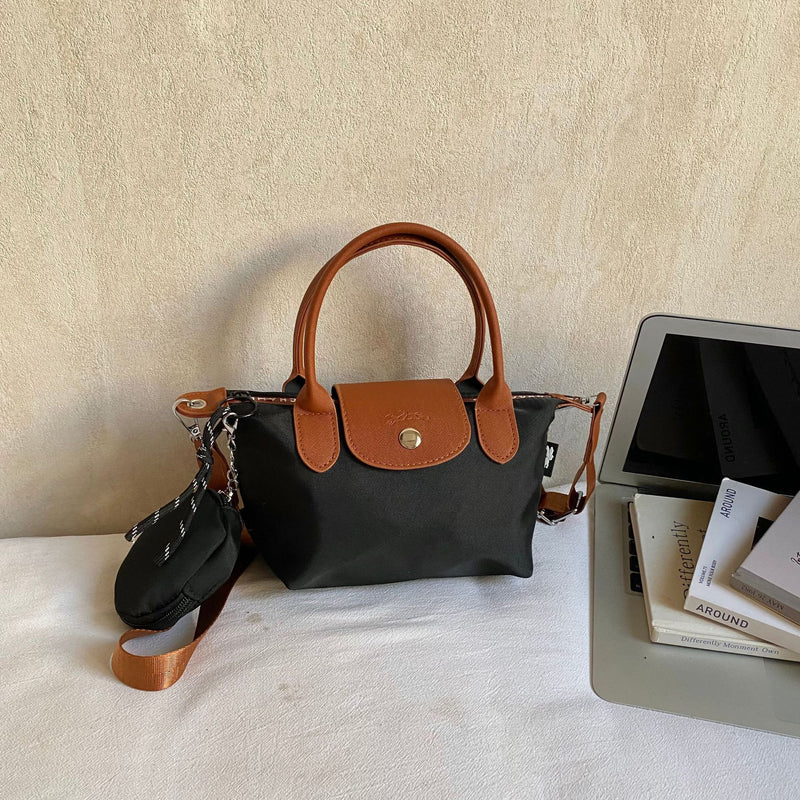 Simple Nylon Dragon Dumpling Bag Versatile Shoulder Handbag