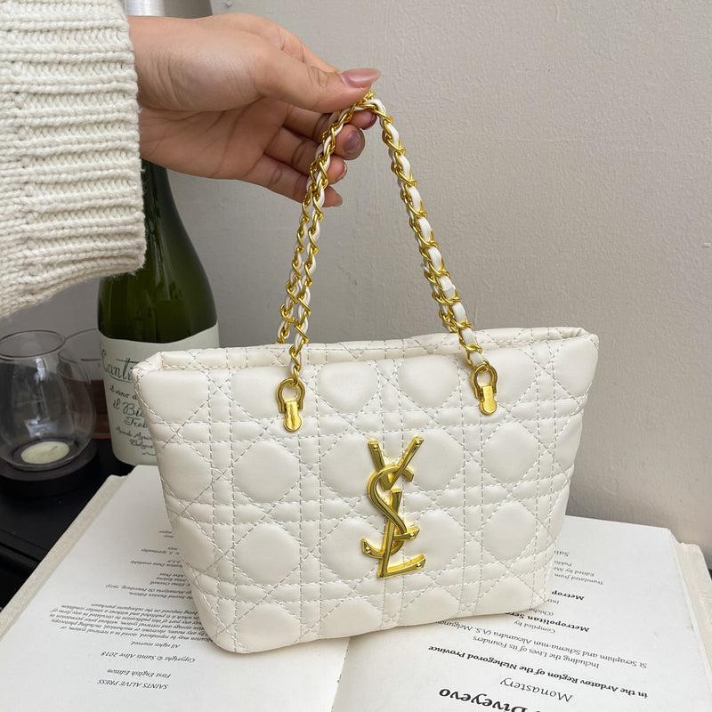 Poplar Forest Rhombus Chain Luxury Bucket Shoulder Bag