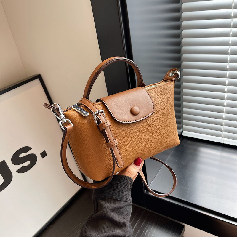 Premium Retro Texture Dumpling Shoulder Messenger Bag