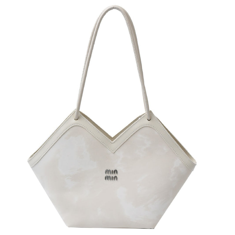 French Miu Large-Capacity Fashion Tote Shoulder Bag