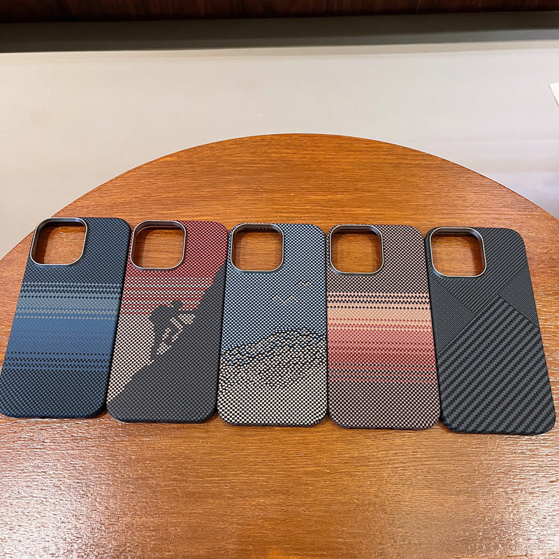 Carbon Fiber Magnetic iPhone 17 Pro Max Phone Case