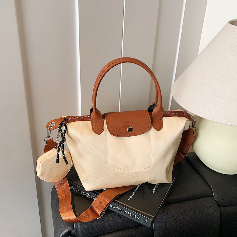 Simple Nylon Dragon Dumpling Bag Versatile Shoulder Handbag