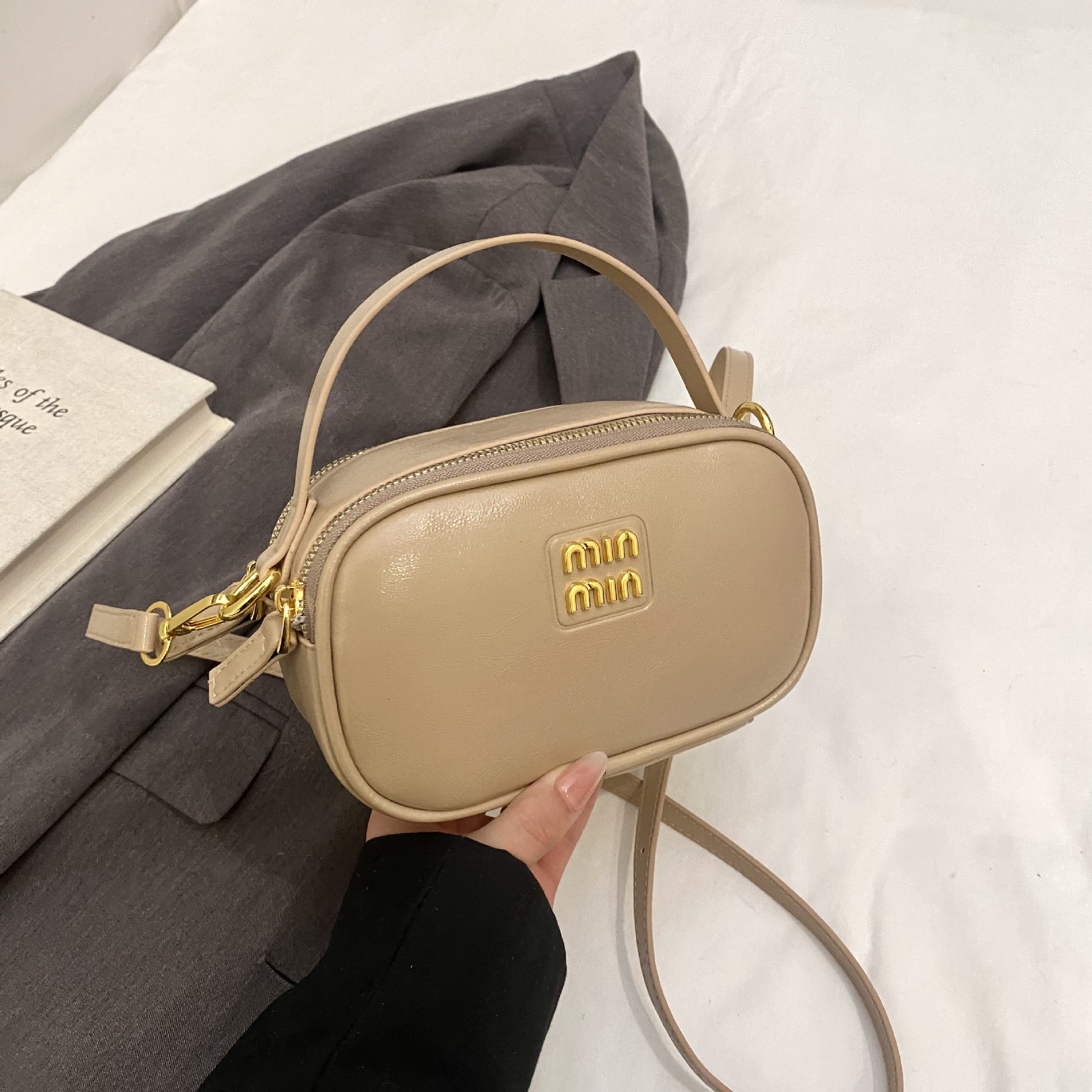 Trendy Small Square Crossbody Shoulder Camera Bag for Women