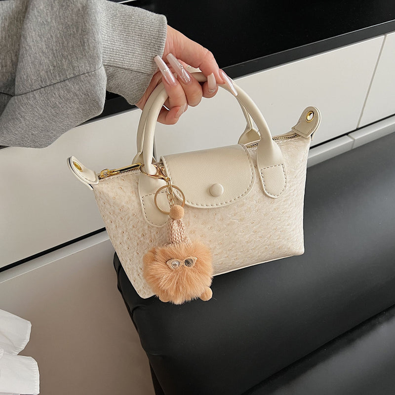 Portable Dragon Dumpling Shoulder Bag Versatile Messenger