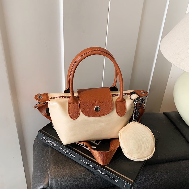 Simple Nylon Dragon Dumpling Bag Versatile Shoulder Handbag