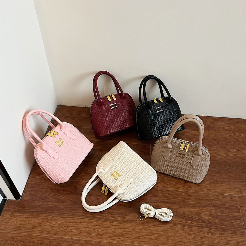 Light Luxury Rhombus Women's Shoulder Messenger Shell Bag