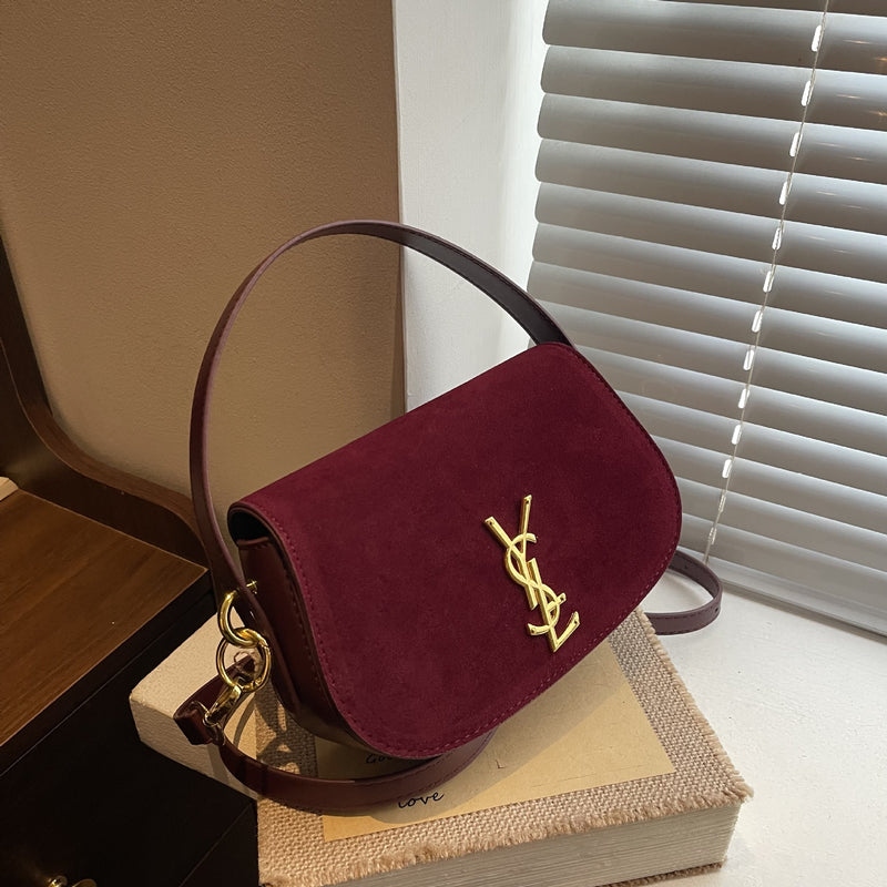 Premium Poplar Forest Saddle Bag Shoulder Messenger Crossbody