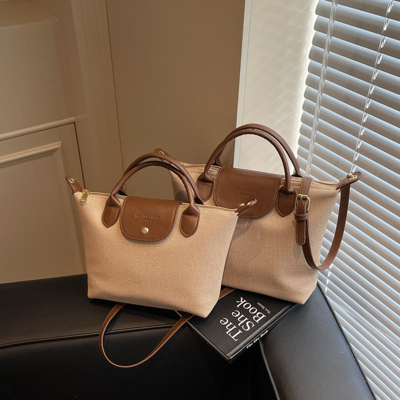 Oxford Cloth Dumpling Shoulder Bag Women Trendy Handbag