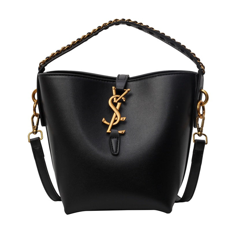 Chain Bucket Bag Women's Luxury Shoulder Crossbody Handbag