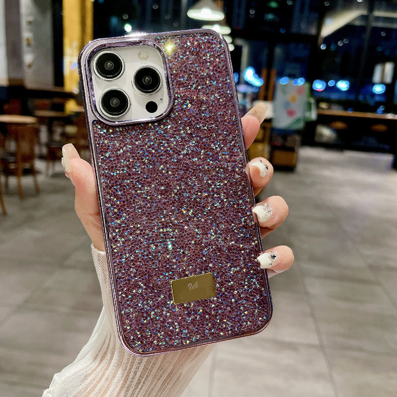 Luxury Rhinestone Electroplated iPhone 17 Pro Max Case