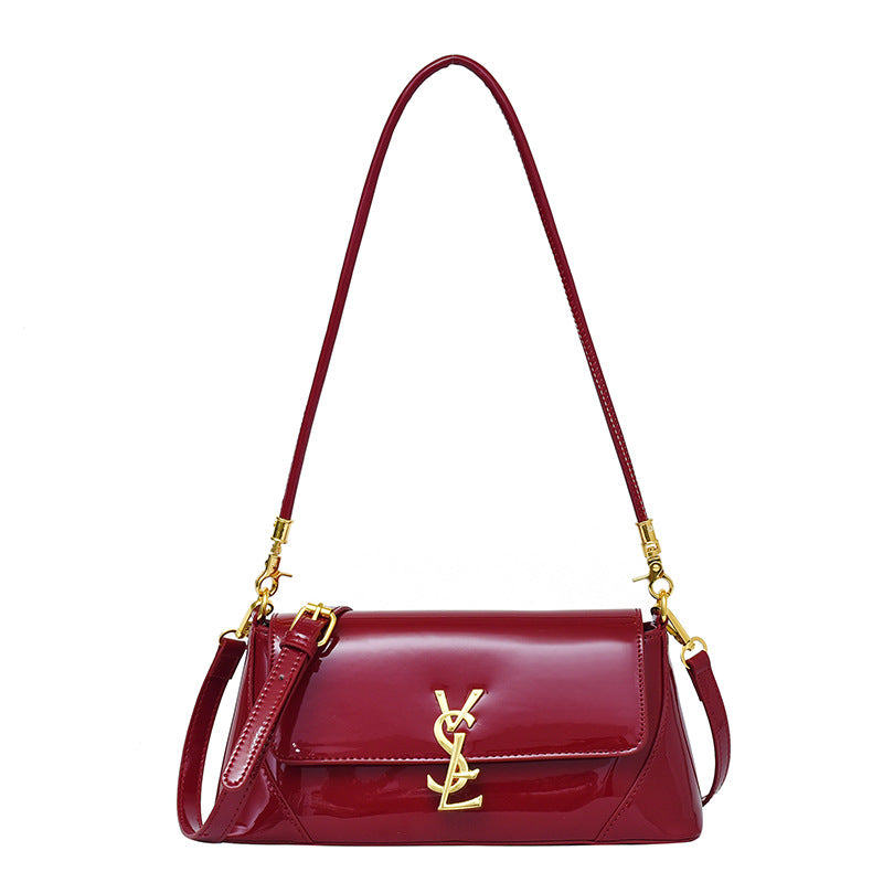 Niche Poplar Forest Baguette Shoulder Bag Luxury Fashion