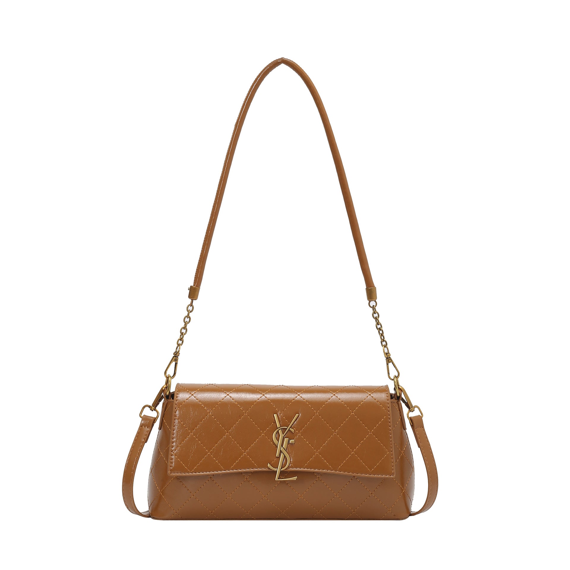 Poplar Forest Rhombus Shoulder Bag Retro Luxury Messenger